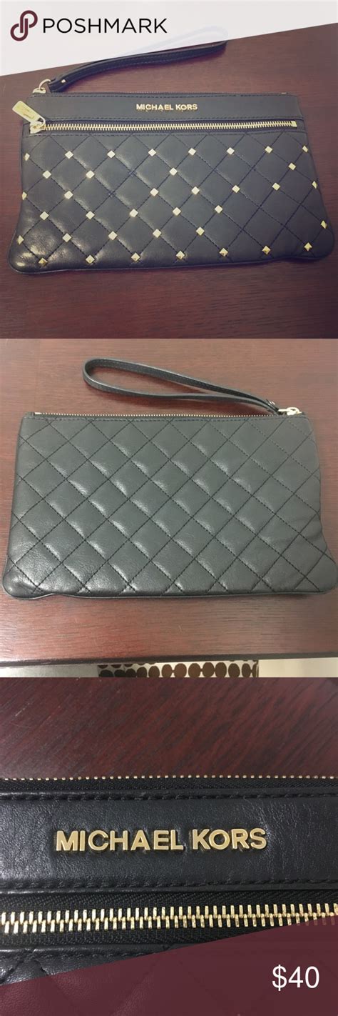 replica michael kors wristlet|michael kors studded wristlet.